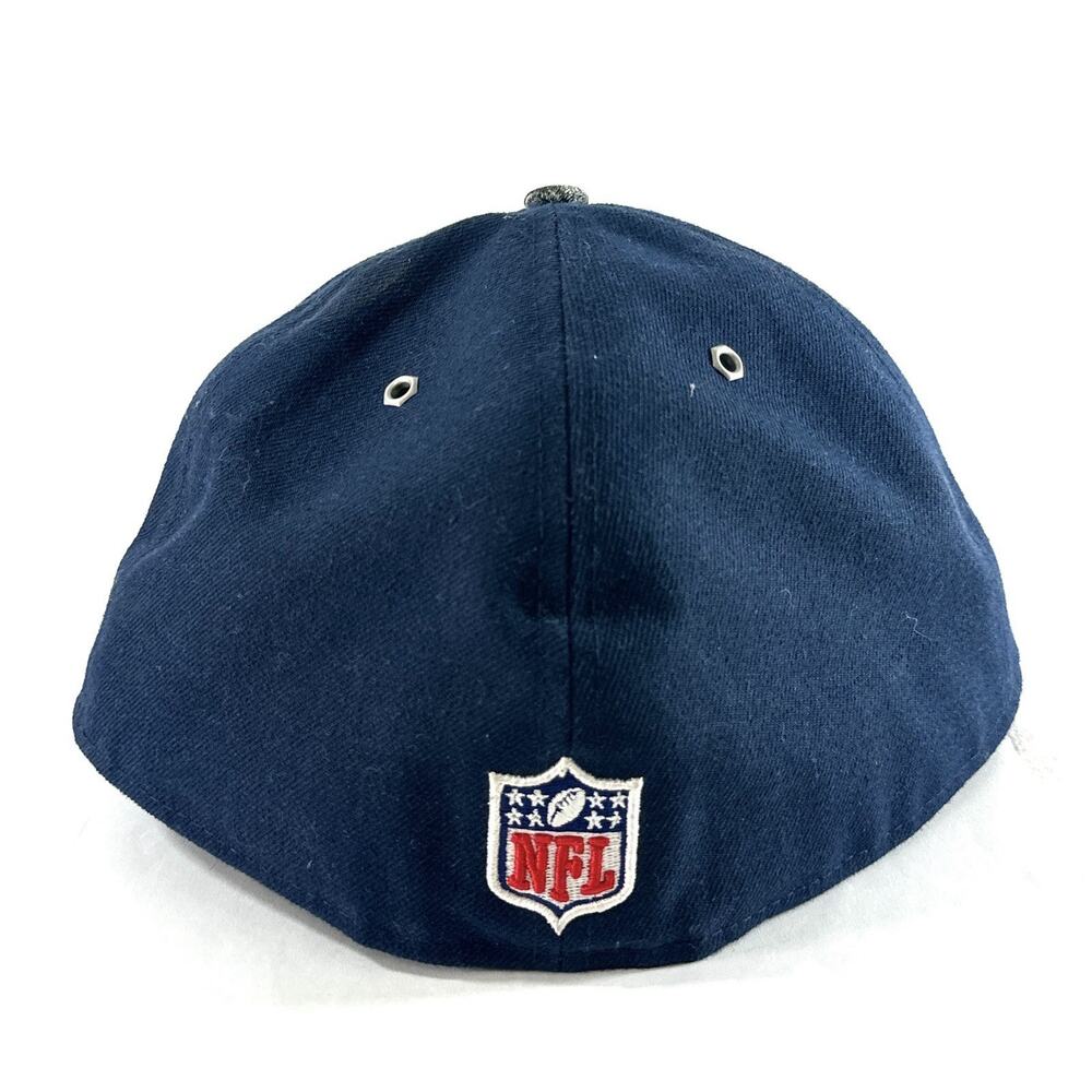 New Era 59FIFTY Seattle Seahawks Fitted Hat Size 8 NFL Cap Blue Gray Brim - Picture 6 of 9